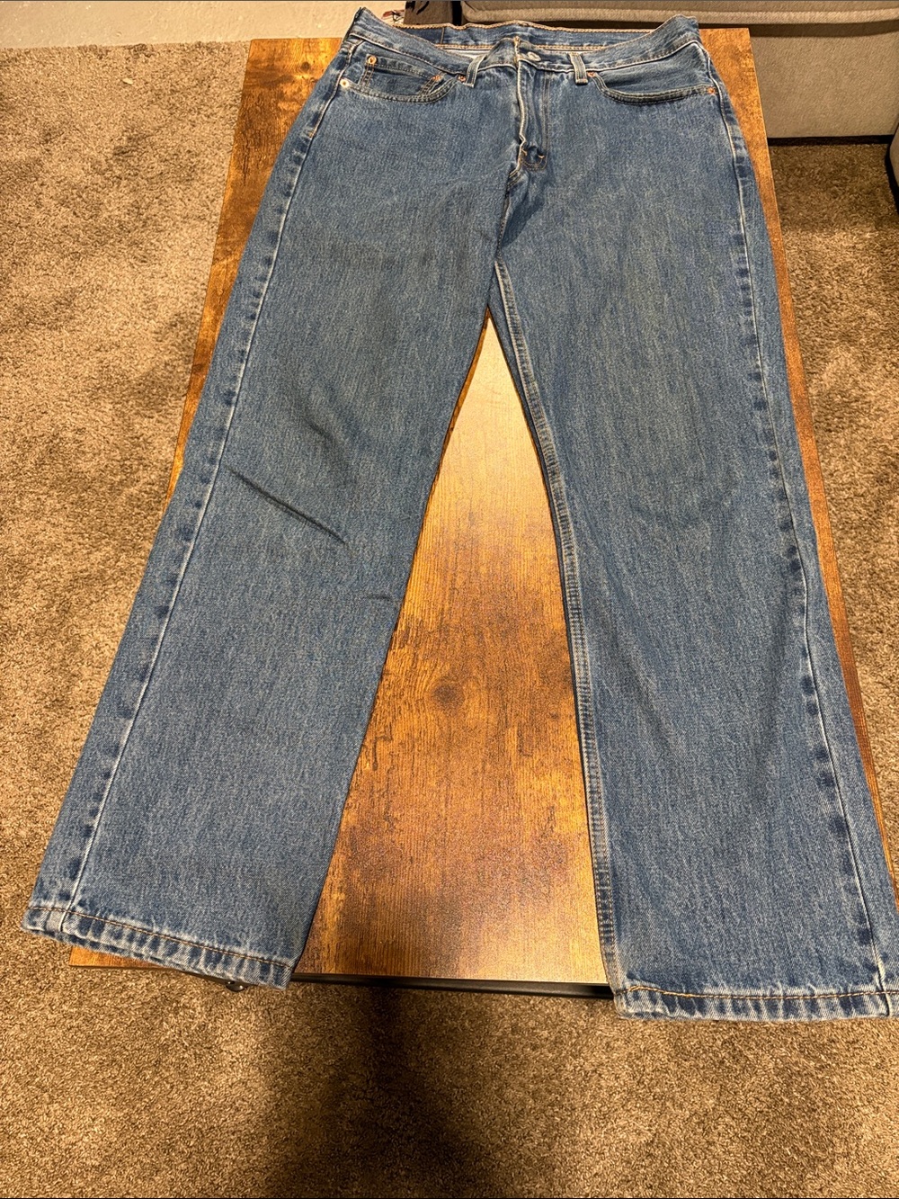 Levi's Men's 550 Jeans in Medium Blue Denim 32x32 EUC